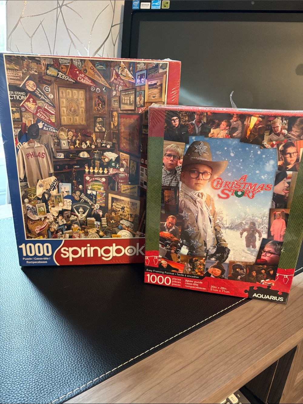 Springbok 1000-Piece Jigsaw Puzzles- A Christmas Story and Collectors Closet